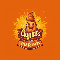 Create a visually appealing business logo for a churros company. The logo should integrate the brand name 'Churro Bliss', conjuring an enticing and joyful atmosphere.