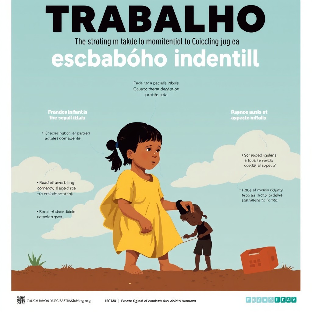 Um artigo abrangente sobre o trabalho infantil e a escravidão infantil, abordando as causas, consequências e aspectos legais
