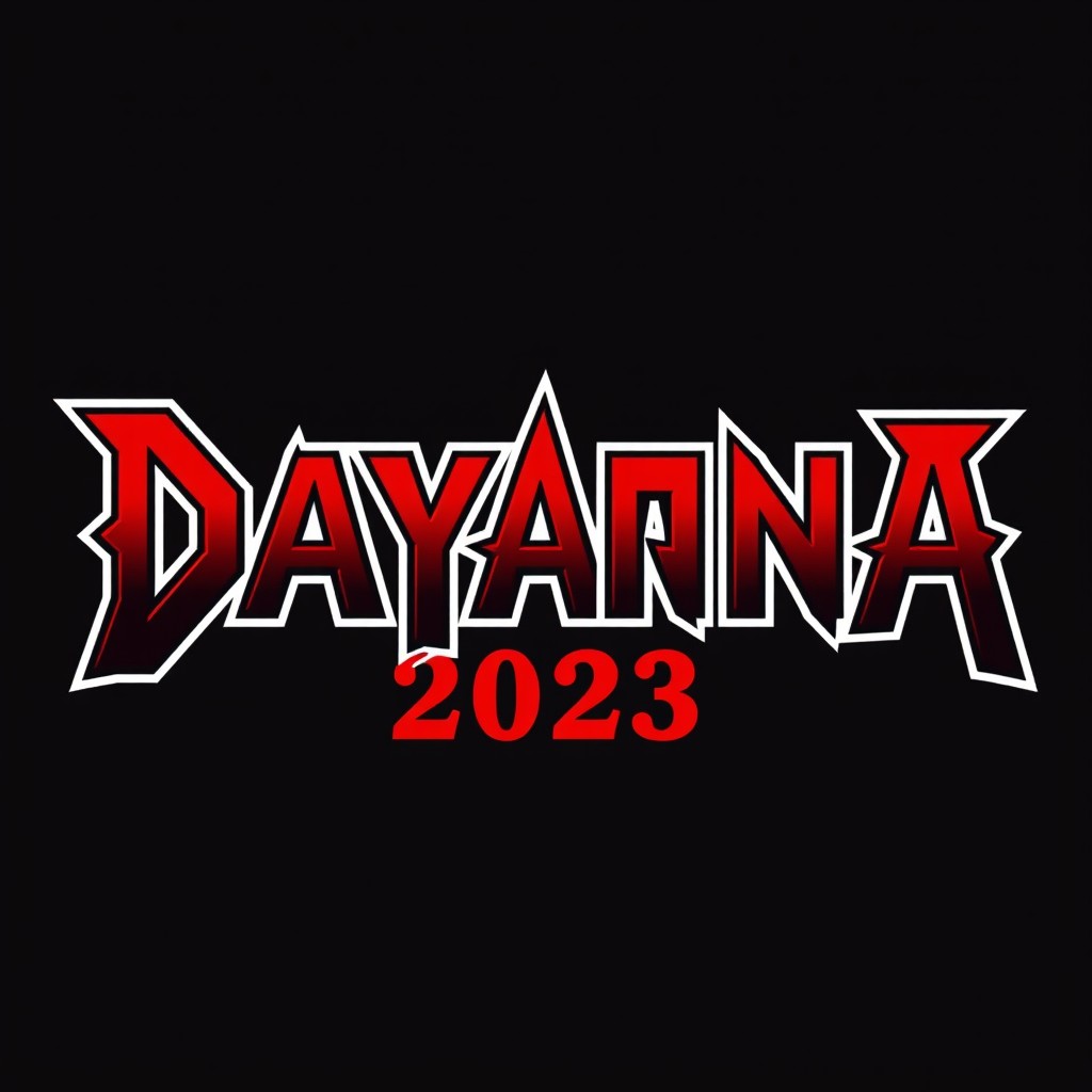 A bold, stylized text design featuring the word 'DAYANA' followed by '2023'