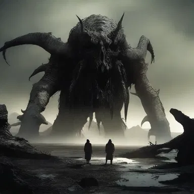 The archaean environment of barren and desolate landscapes provided the perfect setting for a horror movie about ancient, malevolent creatures awakening in the depths.