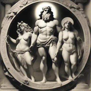 According to Greek mythology, the archaean gods emerged from the chaos at the beginning of time and ruled the universe before the Titans.