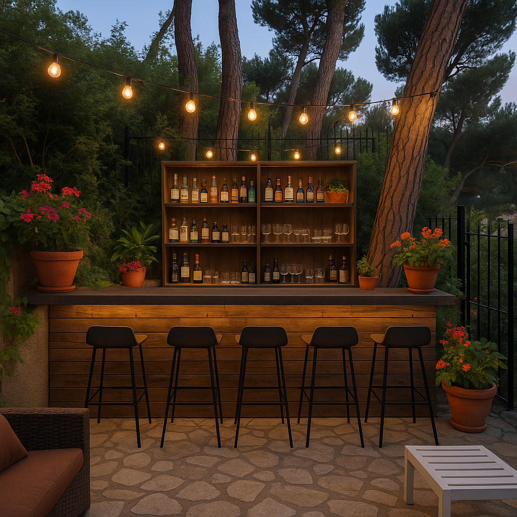 Better garden design realistic transform this into outdoor bar