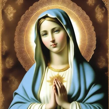 The Virgin Mary is often seen as an archetype of a pure and virtuous woman in Christianity.