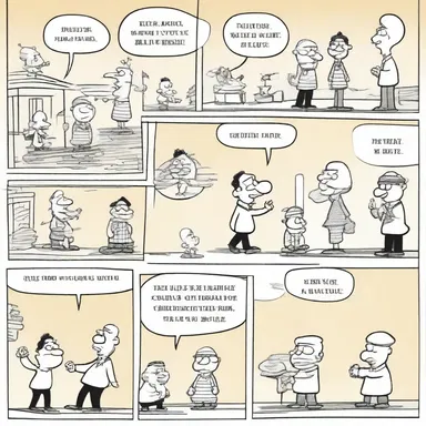 The cartoonist's archness shone through in his comic strip, filled with witty and mischievous characters engaged in playful antics.