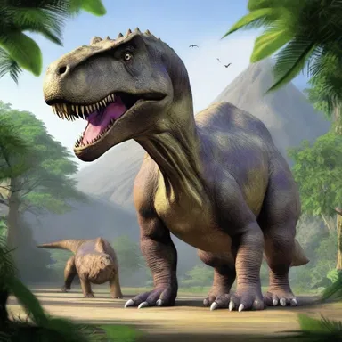 During the Mesozoic Era, the world was dominated by various archosaurian species such as dinosaurs.