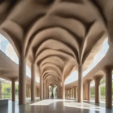 The architect drew inspiration from the archosaurian fossils and incorporated their skeletal structure into the design of the building.