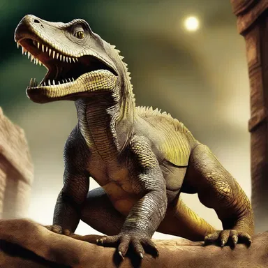 The ancient civilization worshipped the archosaurian reptiles, believing they possessed divine powers.