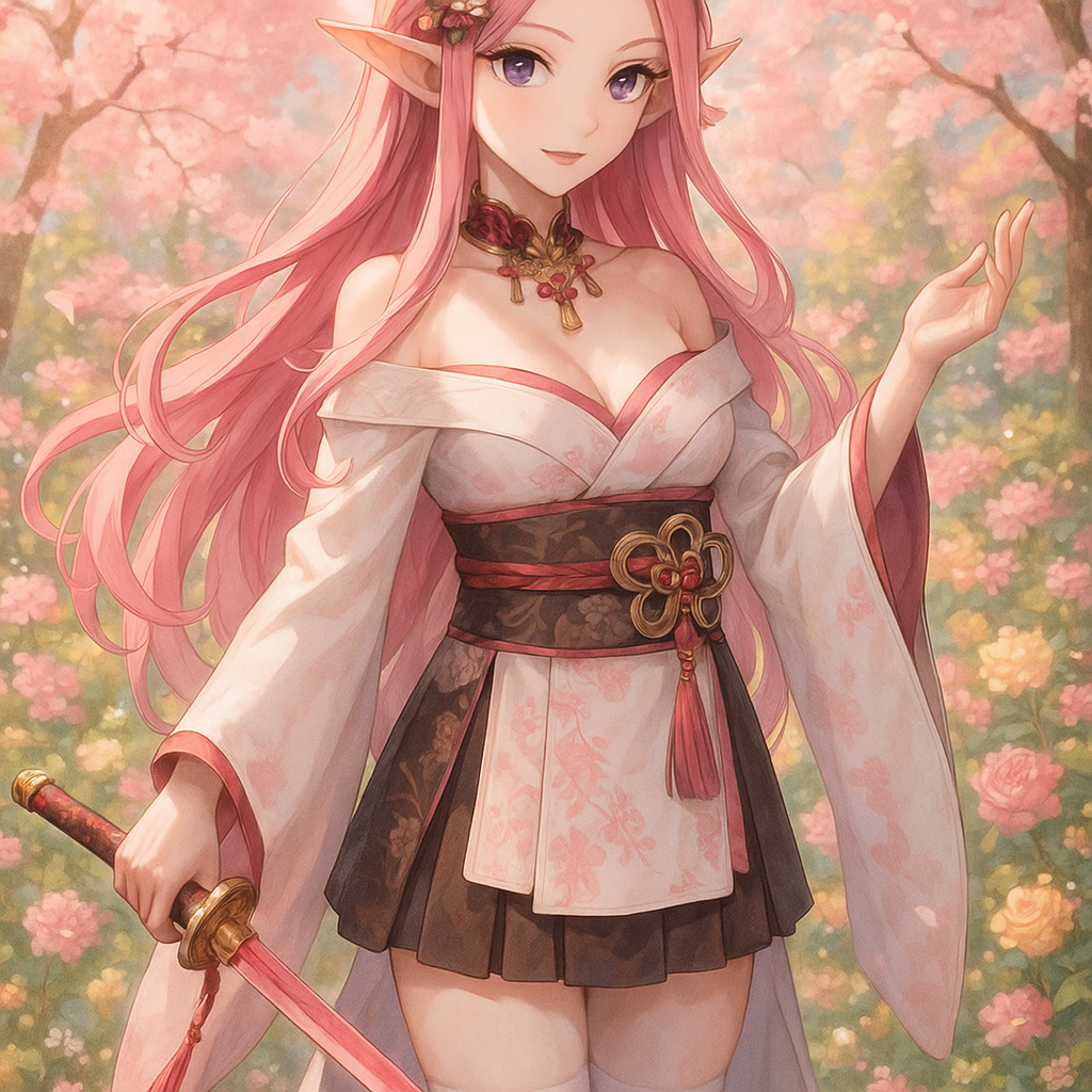 "Flower background" "elf"