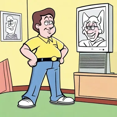 The ardent fan eagerly watched every episode of the cartoon series.