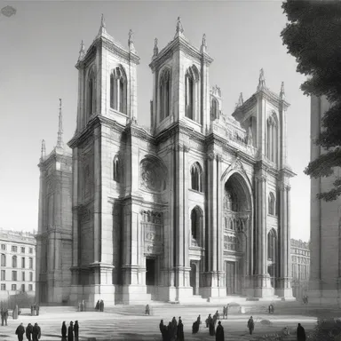 The construction of the grand cathedral was an arduous task, requiring meticulous planning and skilled craftsmanship.