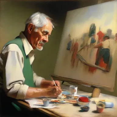 The artist devoted many painstaking hours to complete the arduous task of painting fine details on the canvas.