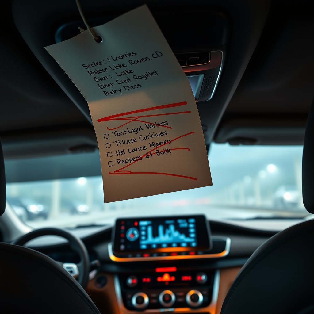 A car radio with a sleek, modern design, featuring a bright screen displaying various settings