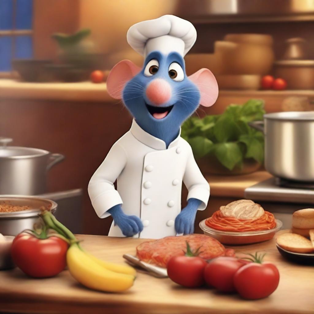 A vibrant, high-quality digital art image showcasing the sequel to Ratatouille