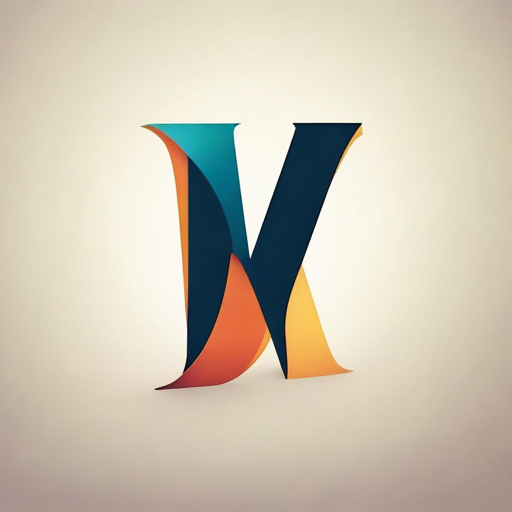 Design an artistic and creative logo featuring the letter 'H'.