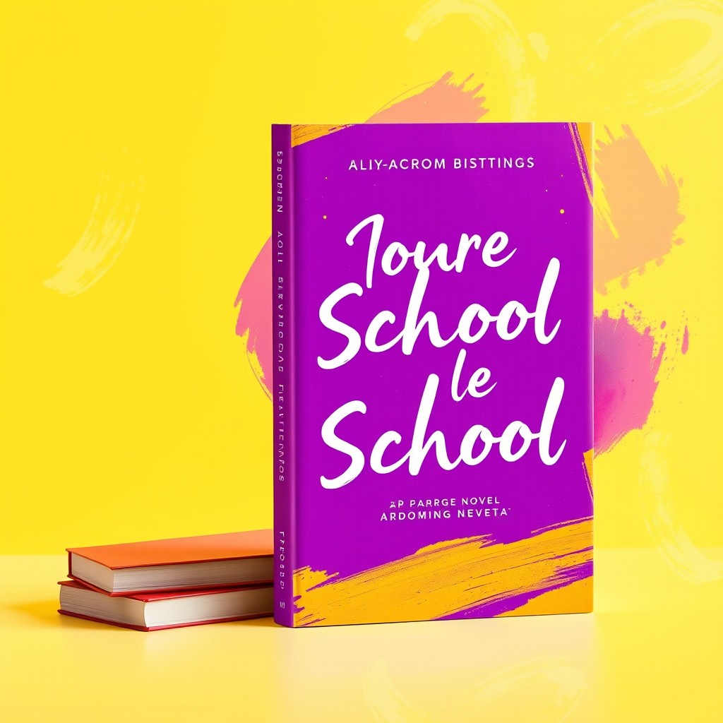 A captivating book cover design for a romance novel featuring the themes of a homosexual relationship between step-brothers set in a school environment
