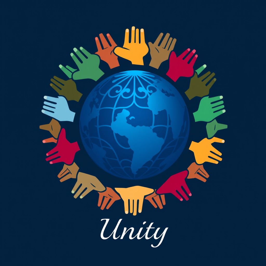 Vibrant Unity Logo Design: A Modern Interpretation