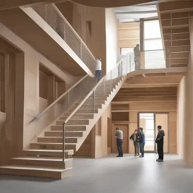 The design team got into argle-bargle about the placement of the staircase in the new building.