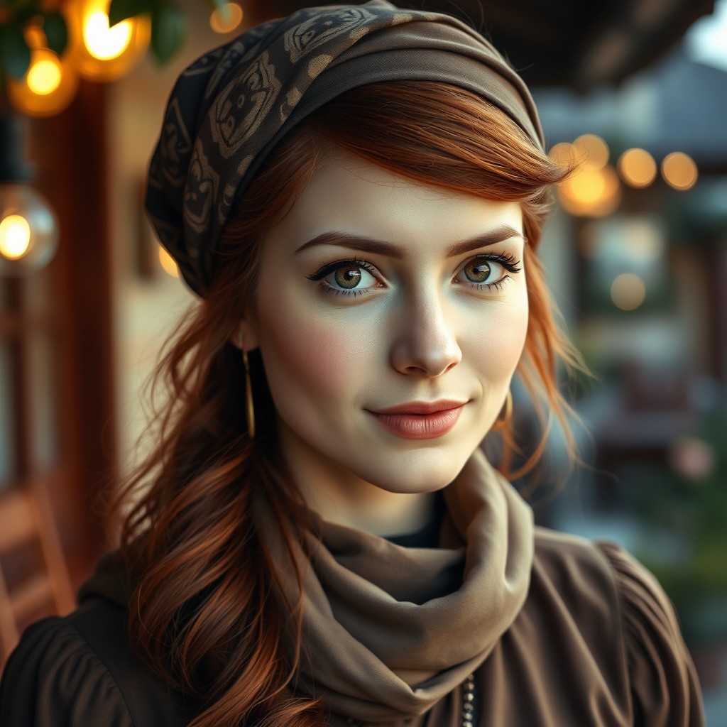 A beautiful and attractive 30-year-old woman, with a kind and sweet demeanor