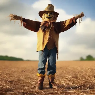 Why did the scarecrow win an award? Because he did everything aright!