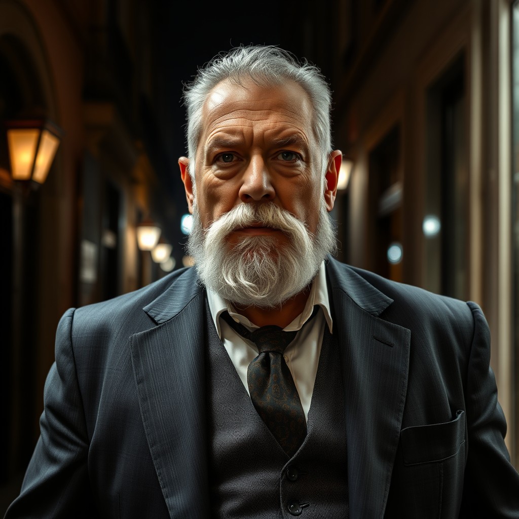 A sixty-year-old man named Vito Santi, who is the right-hand man of Don Carlo