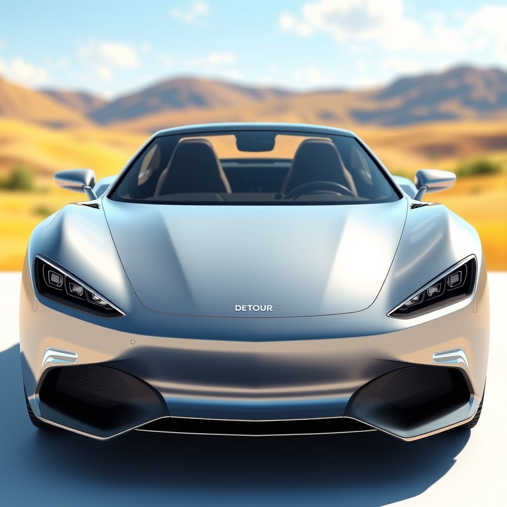 A realistic 3D rendering of a Jetour Dashing car model, showcasing its sleek design, aerodynamic curves, and modern features