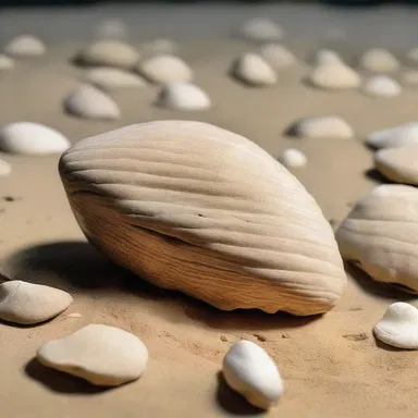 The presence of ark shell fossils in ancient marine sediment samples provides valuable information about the environmental conditions millions of years ago.