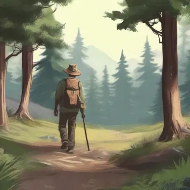 In the novel, the main character encountered a musquash while wandering through the wilderness.