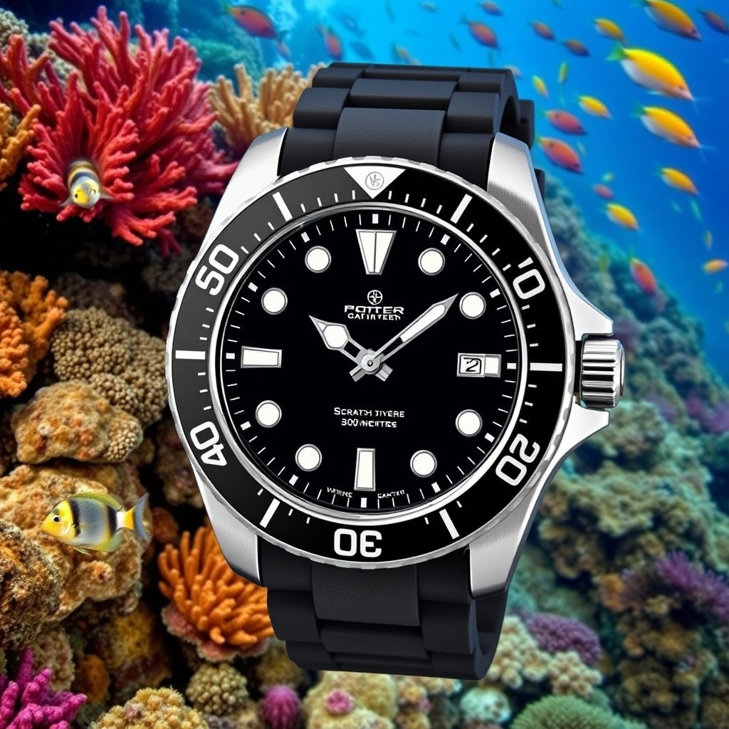 Explore the Depths: Sophisticated Diver Watch with Underwater Elegance