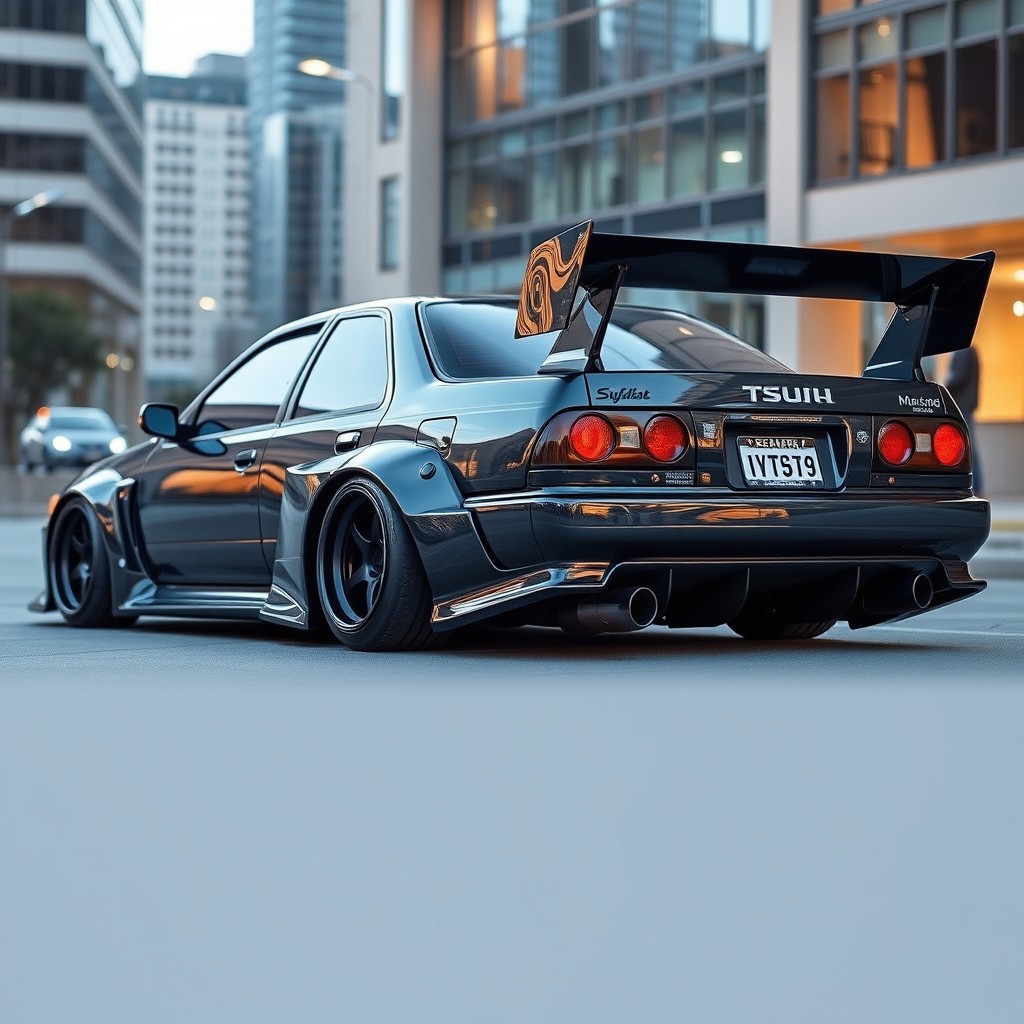 Aggressive Nissan Tsuru GSR 2000 - Urban Drift Style