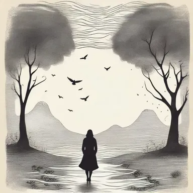 In her novel, the author uses symbolism to foster a deeper understanding of the protagonist's emotional journey.