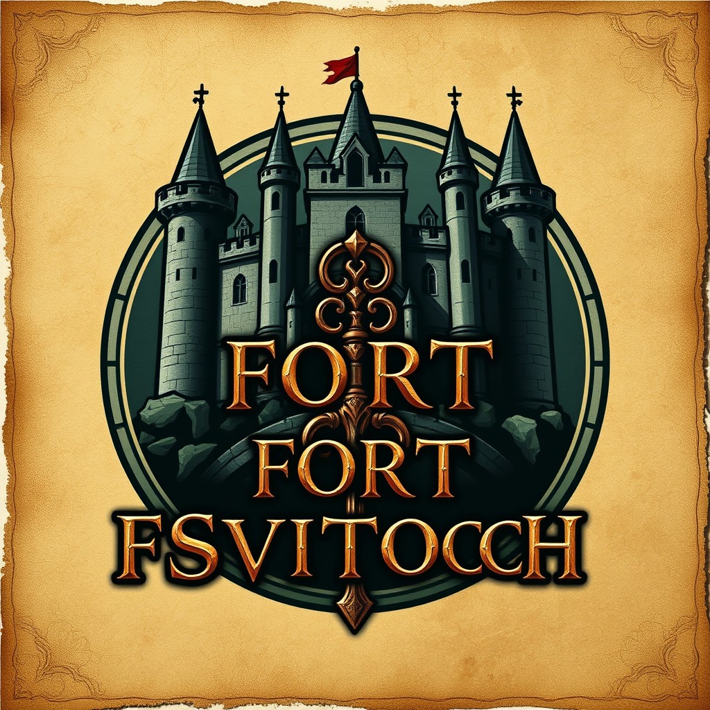 A logo design for a game titled 'FORT SVITOCH'