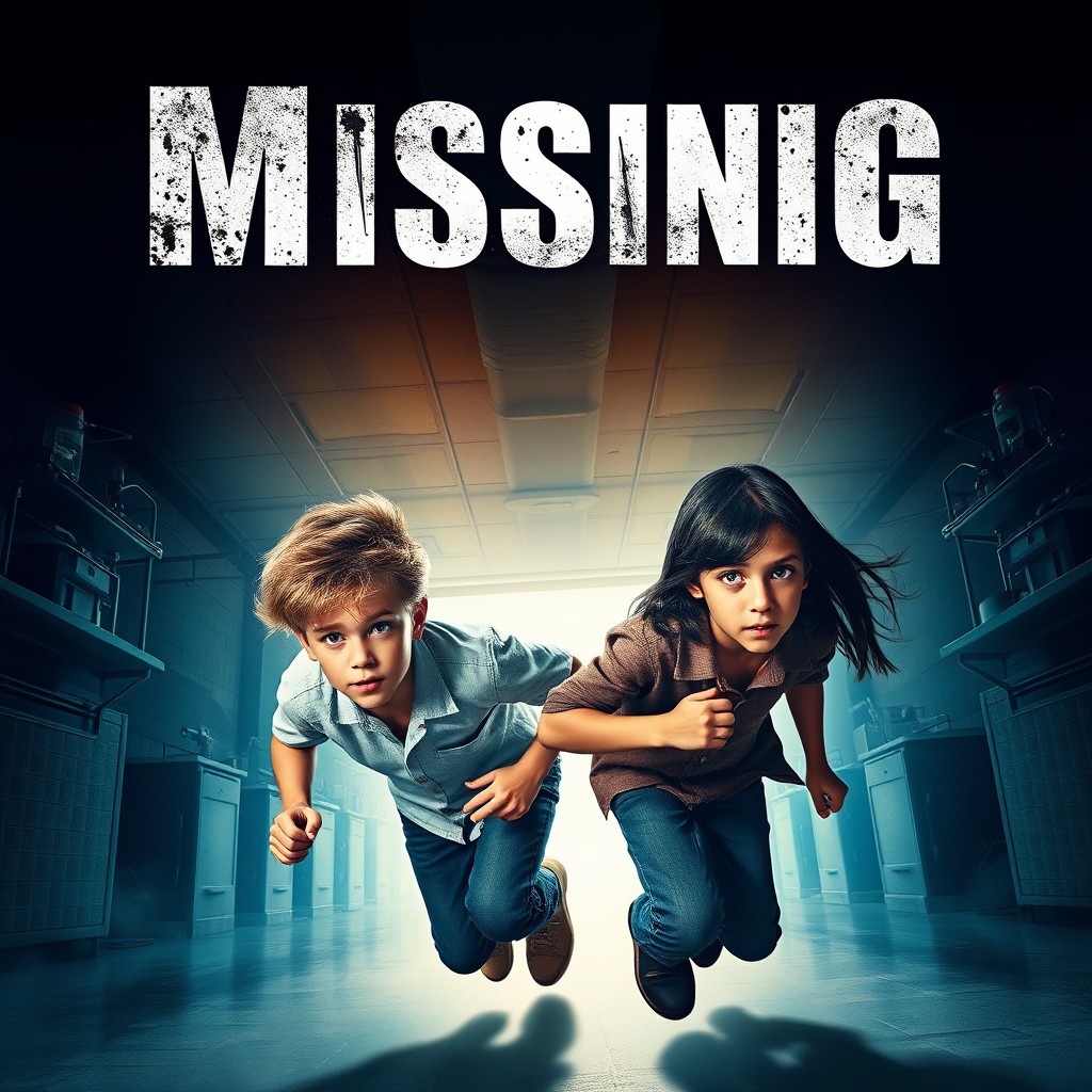 An engaging movie poster for a mystery film titled 'Missing'