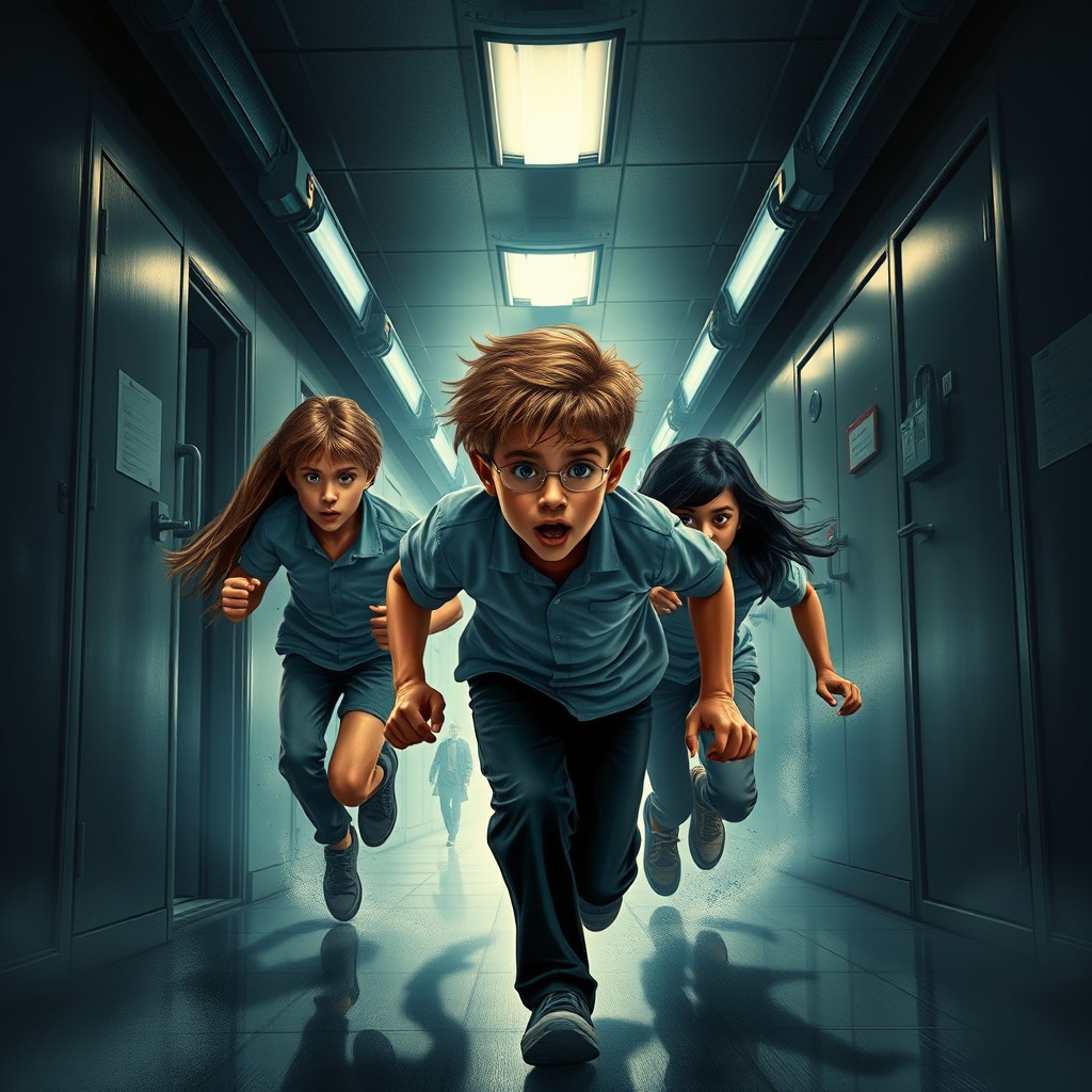 A realistic movie poster for a mystery film, completely devoid of text