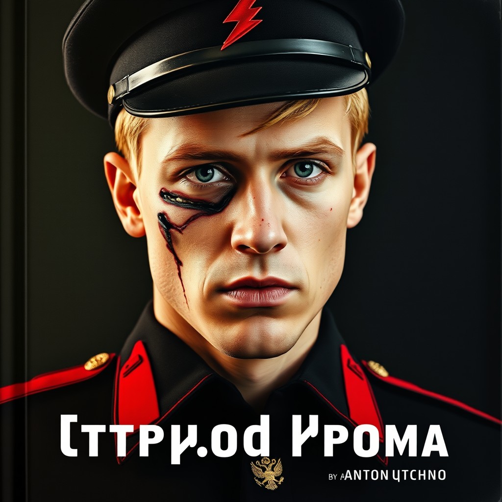 Book cover for 'Отряд Грома' by Anton Yurchenko, focusing on a young man in a dramatic pose