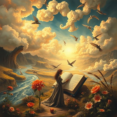 Surreal Poetry Art: A Dreamlike Exploration of Metaphysics