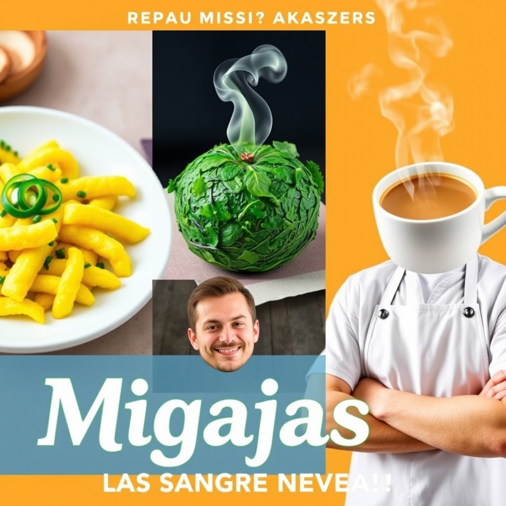 A vibrant banner design for 'M