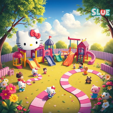 Hello Kitty Board Game & Playground: A Whimsical Adventure for All Ages