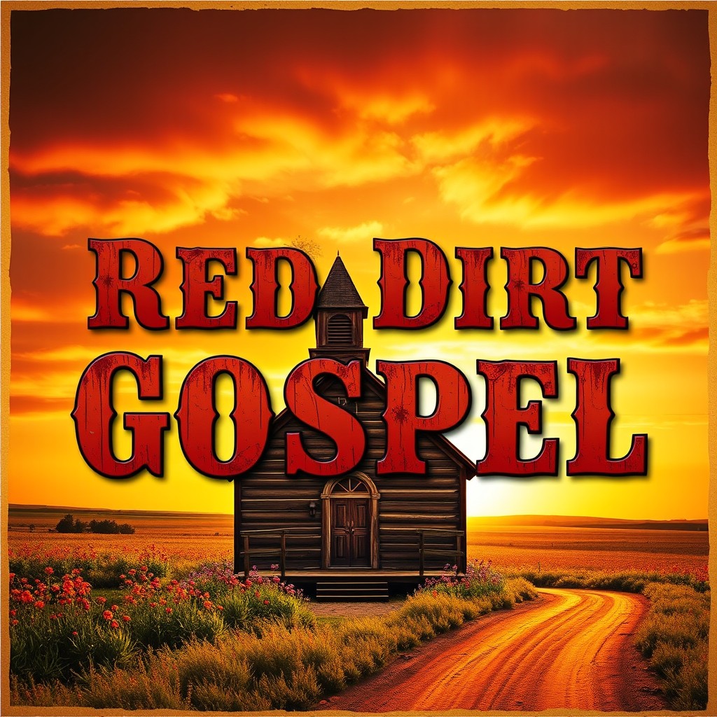 An album cover for a music genre titled 'Red Dirt Gospel'