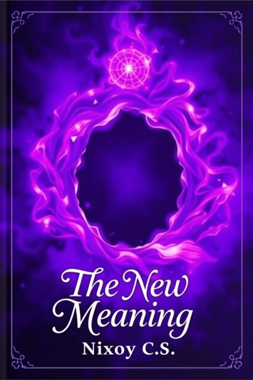 A mystical purple portal swirling with enigmatic energies, representing the theme of 'The New Era'