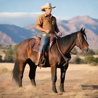Why did the cowboy ride barebacked? Because his saddle was on loan to his friend!