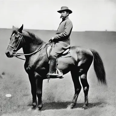During the Civil War, some cavalry troops had to ride barebacked due to shortages of saddles.