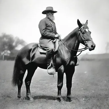 During the Civil War, some cavalry troops had to ride barebacked due to shortages of saddles.