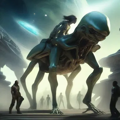 In the futuristic world, humans have developed special skills to ride barebacked on alien creatures.