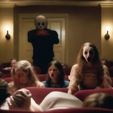 The hands-off approach of the horror movie left audiences on the edge of their seats, as the terrifying events unfolded without any intervention.