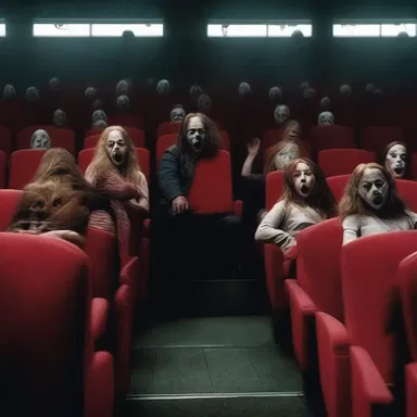 The hands-off approach of the horror movie left audiences on the edge of their seats, as the terrifying events unfolded without any intervention.