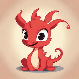 A lovable Disney-style animated illustration of baby Mushu, the dragon character with childlike innocence and charm.