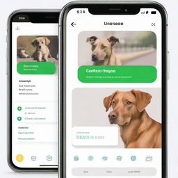 Generate an image of a smartphone screen showing the 'Updates' section of a Legal Advocacy app. This section provides real-time information about ongoing animal welfare-related legal cases.