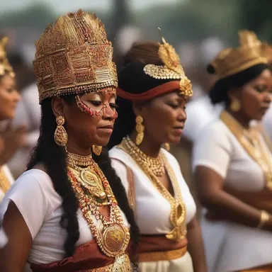 During the ritualistic ceremony, the worshippers chanted and danced with sensuousness, connecting with their spiritual energy on a deep level.