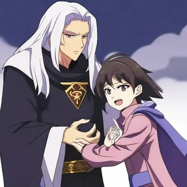 In the anime series, the dark wizard exenterates the protagonist's heart, leaving him with empty chest.