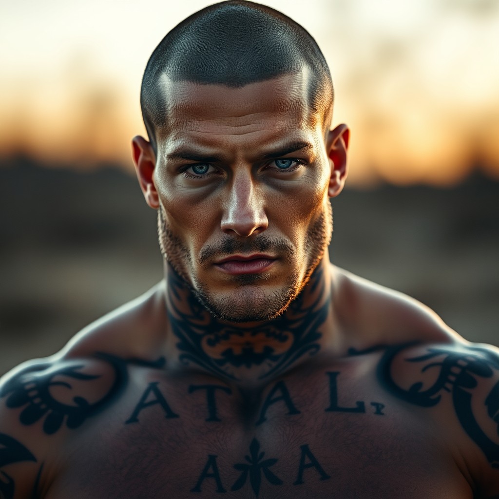 A tall, dark, and handsome man embodying a perfect blend of rugged charm and complexity